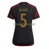 Original Fußballtrikot Deutschland Thilo Kehrer 5 Auswärtstrikot WM 2022 Für Damen